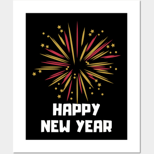 Happy New Year Posters and Art